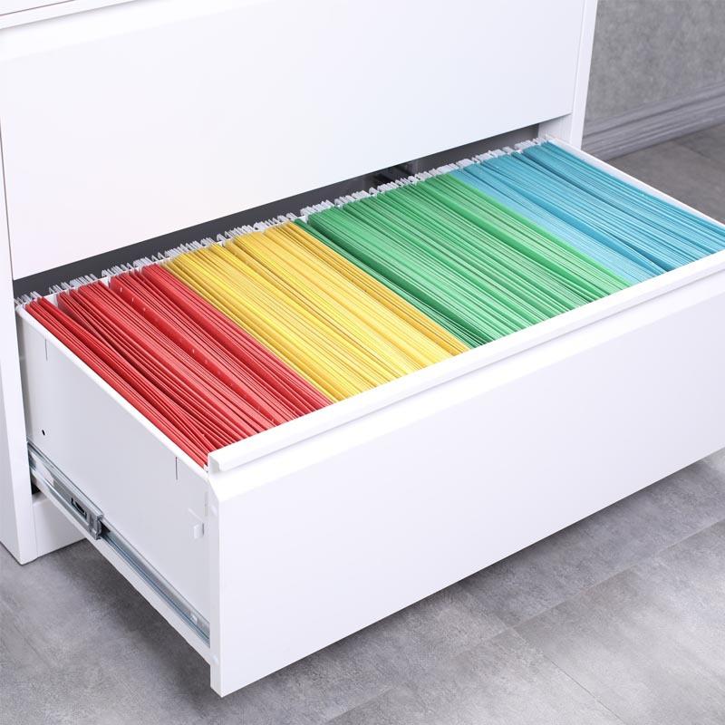 办公室挂劳文柜抽屉式钢制带锁资料档案柜C小型卡箱件JQ-082F铁皮