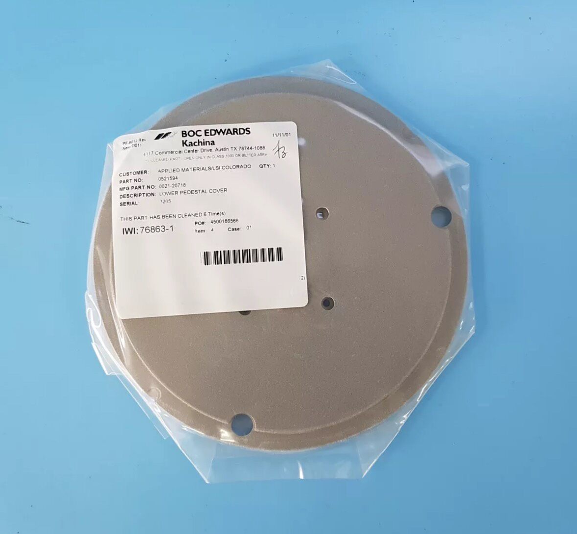 124-0302 AMAT APPLIED 0021-207
