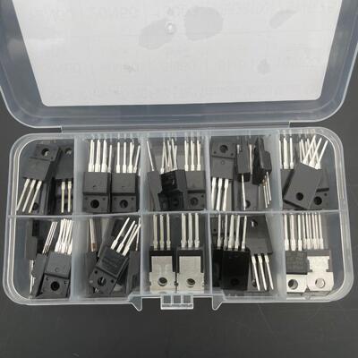 10场效应晶体管封装至220封装直接插头2N60/4N60/8N60/13003/75Nf