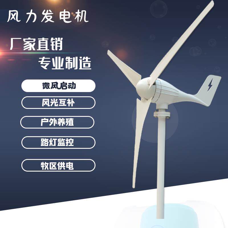 风力发电机家用220v小型大功率12V24V永磁风能发电机风光互补系统