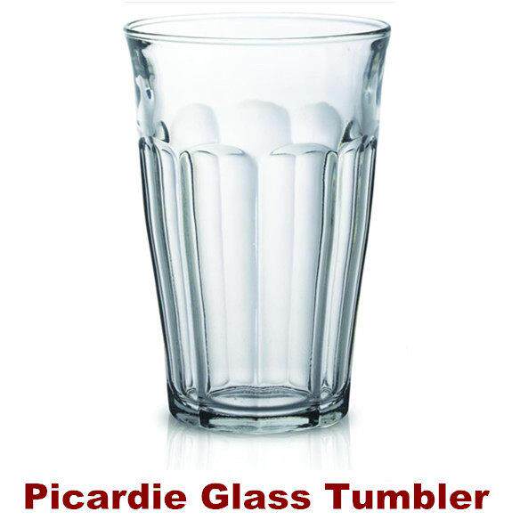 Picardie Glass Tumbler Drinking Glasses Prisme Marine Glass