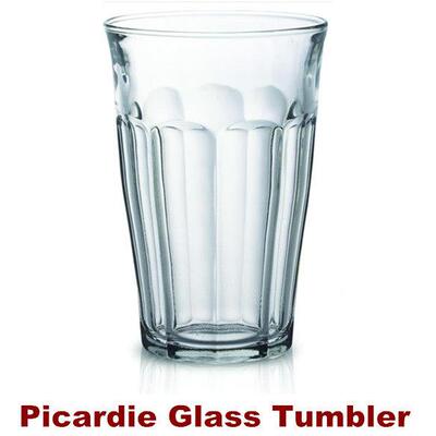 Picardie Glass Tumbler Drinking Glasses Prisme Marine Glass