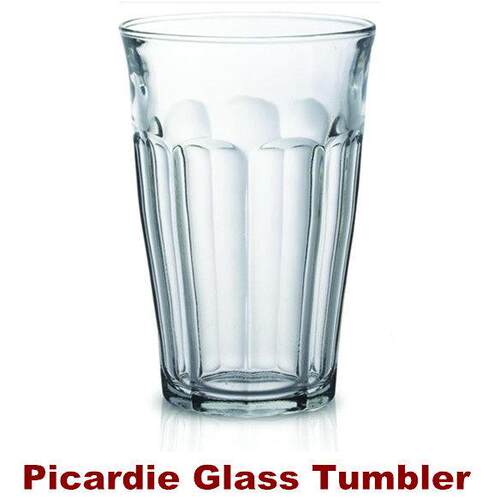 Picardie Glass Tumbler Drinking Glasses Prisme Marine Glass
