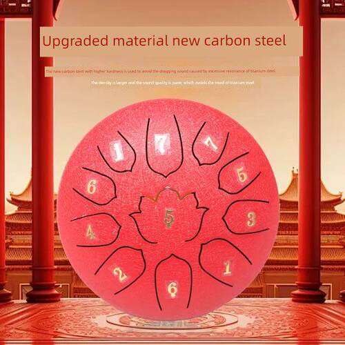 空灵鼓6英寸8英寸11音莲花升级钢舌鼓打击乐器为儿童初学者新手C/