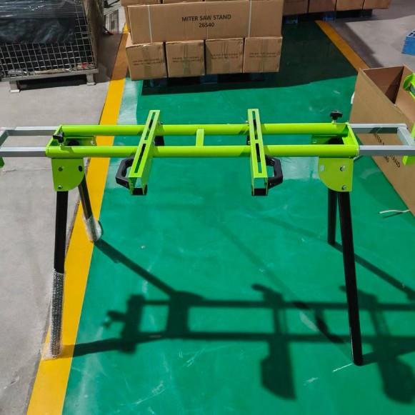 斜锯支架锯铝机切铝货工作台机木199工台移动支架便携支架切现绿