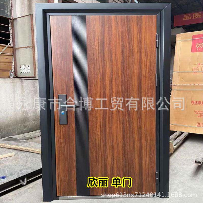 外贸钢制安全工程防火防盗门办公室家庭入户门酒店公寓门