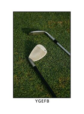 尔夫油画球场球杆体育运动明星酒店装饰画公室golf海报装饰画