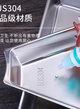 家直供3咖04不锈厂钢拼EYT盘会创意家庭拼盘组合聚酒店宴席大盘