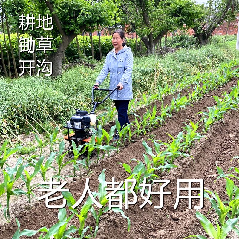 29公斤宗申新款多功能全齿轮微耕机除草松土开沟果园农具锄地水田