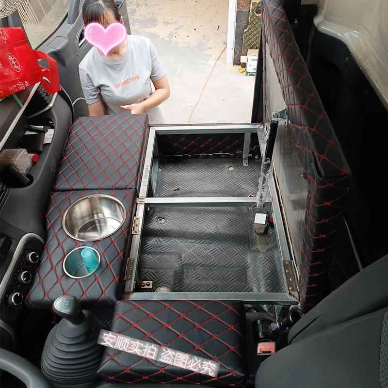 江淮骏铃V56货车S6卧铺改装4.2米轻卡H330威铃K睡觉置物箱A8