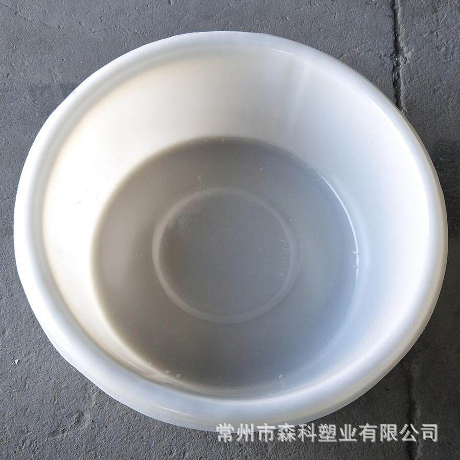 60L圆盆PE牛筋塑料盆60升圆形水盆清洗腌制矮盆搅拌发酵面盆