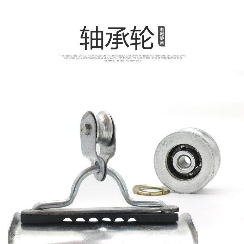 起重机行车扁电缆吊线滑轮轴承轮加厚橡胶垫拖缆滑车