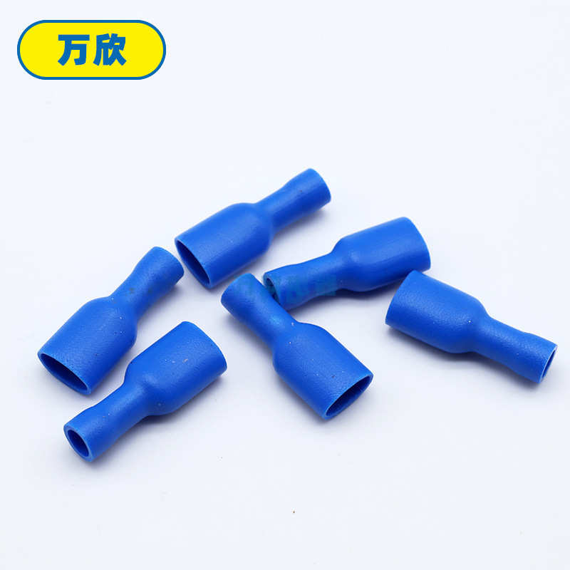 FDFD2-250 冷压接线插拔式 PVC阻燃镀锡 连接器 插簧母全绝缘端子