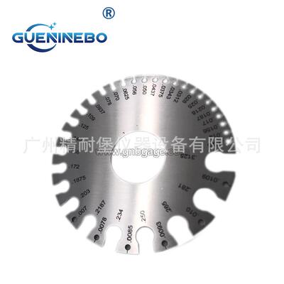外贸出口工业级 不锈钢 美英双标 0-36#(0.3125-0.007) 线径规