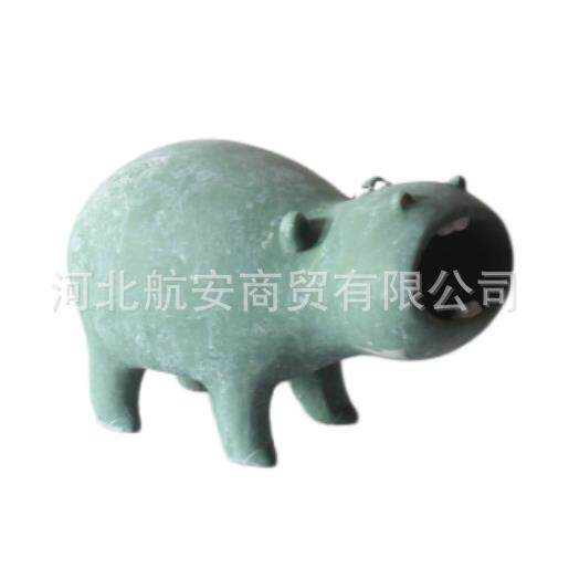 现代简约创意树脂小动物摆件儿童房样板房售楼处桌面茶几软装饰品