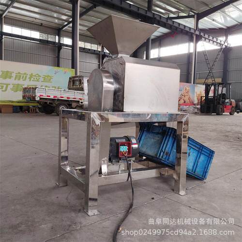 大型商用去核打浆机芒果榴莲橄榄油柑红枣青梅核果类深加工设备
