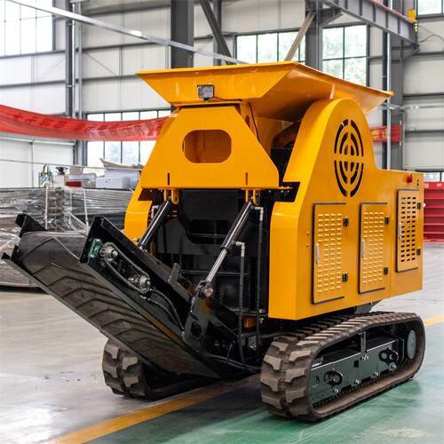 HT510型碎石机工厂履带式鄂式破碎机矿山建筑用碎石机出口美国