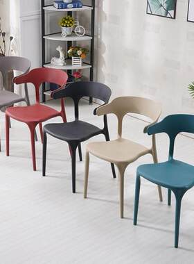 Plastic dining chair back chair coffee shop table chair 椅子