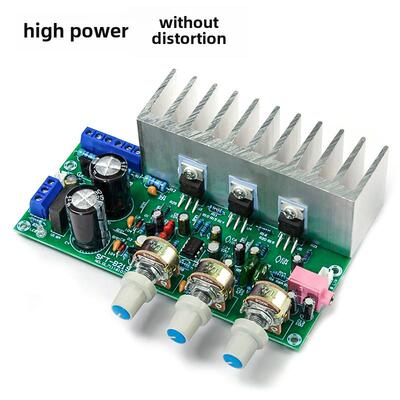 TDA2050 + TDA2030A 2.1功放板成品 低噪高保真超重低音炮大功率A