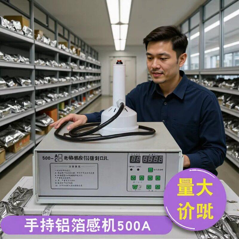 500A电磁感应铝箔封口机,塑料玻璃封口机,蛋黄酥封口机,