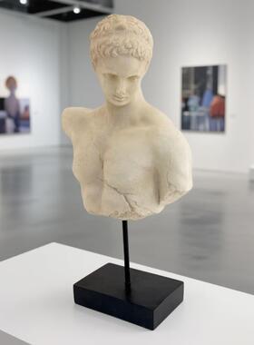 欧摆式法式复古树脂3990人雕塑摆件家品居饰客厅玄关物陈列装饰品