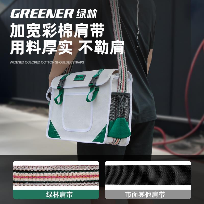 绿林电工专用帆布工具包结实耐用可携式工具袋木工工地耐磨加厚单