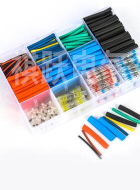 跨境货焊锡450PC热缩管套装防水源热缩399端S子盒装环厂家直供