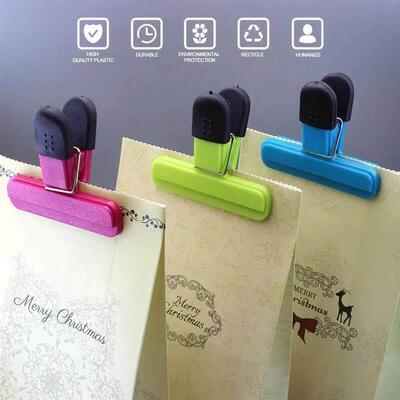 Large Chip Bag Clips Plastic Assorted Sizes Food Bag