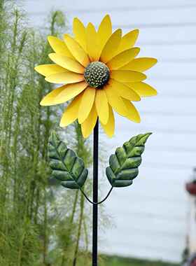 户外铁艺花阳台花园装饰庭院别墅院子布置风车幼儿园民宿造景摆件