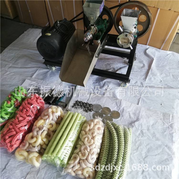 玉米杂粮空心棒膨化机 厂家柴油膨化机 康乐果面粉杂粮膨化机