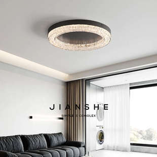 意式极简大气树脂客厅吸顶灯现代简约2025新款家用卧室高级感灯具