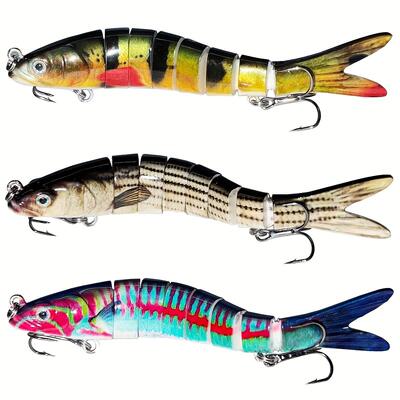 Proaovao 7-19g Swimbait Pike Wobblers Crankbait Fishing Lure