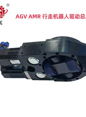 扁平型伺服全向舵轮承载400KG高度95mm AGV AMR全向货叉舵轮
