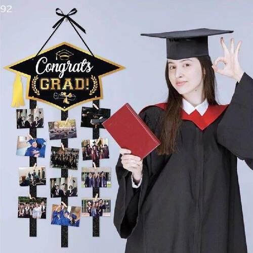 Hanging Graduation Photo Display Holder Wall Mounted Photo