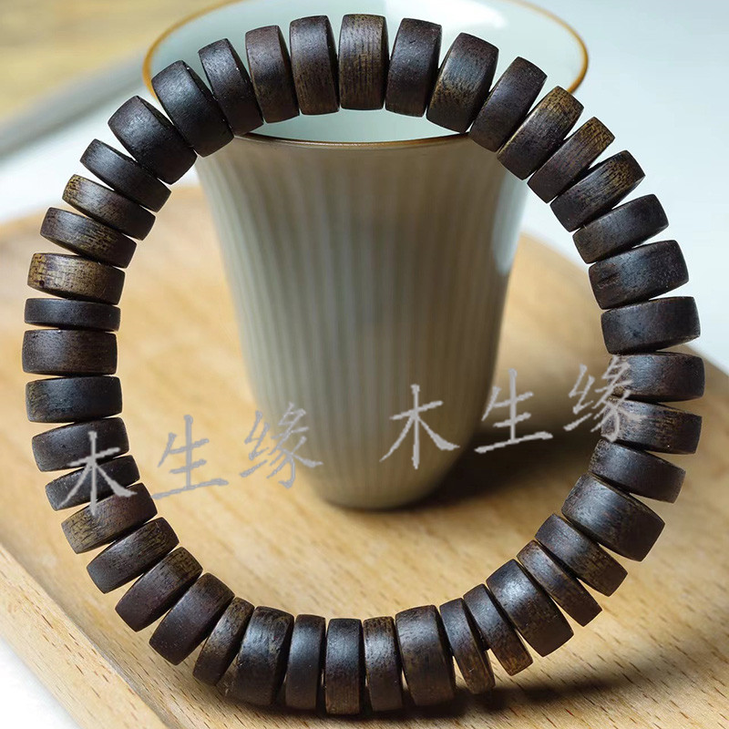 保真正宗野生老料越南芽庄沉香手串沉水级随形手链男女手链