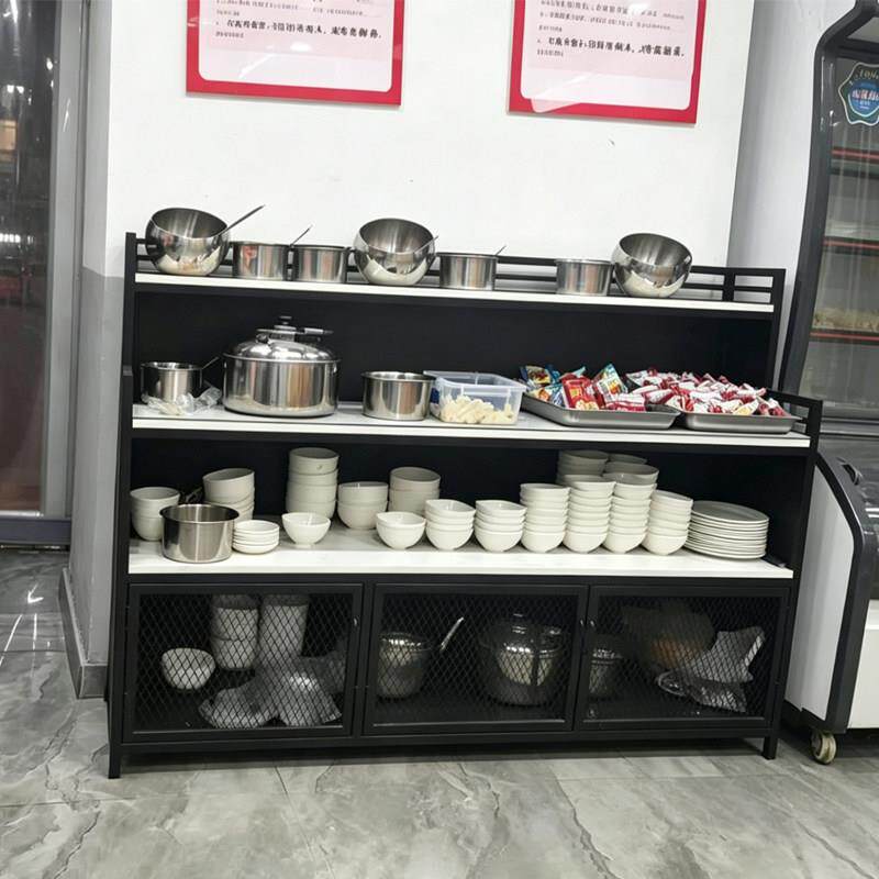 商用小料台蘸料柜麻辣烫火锅调料台食物串串火锅店调味台自助餐桌