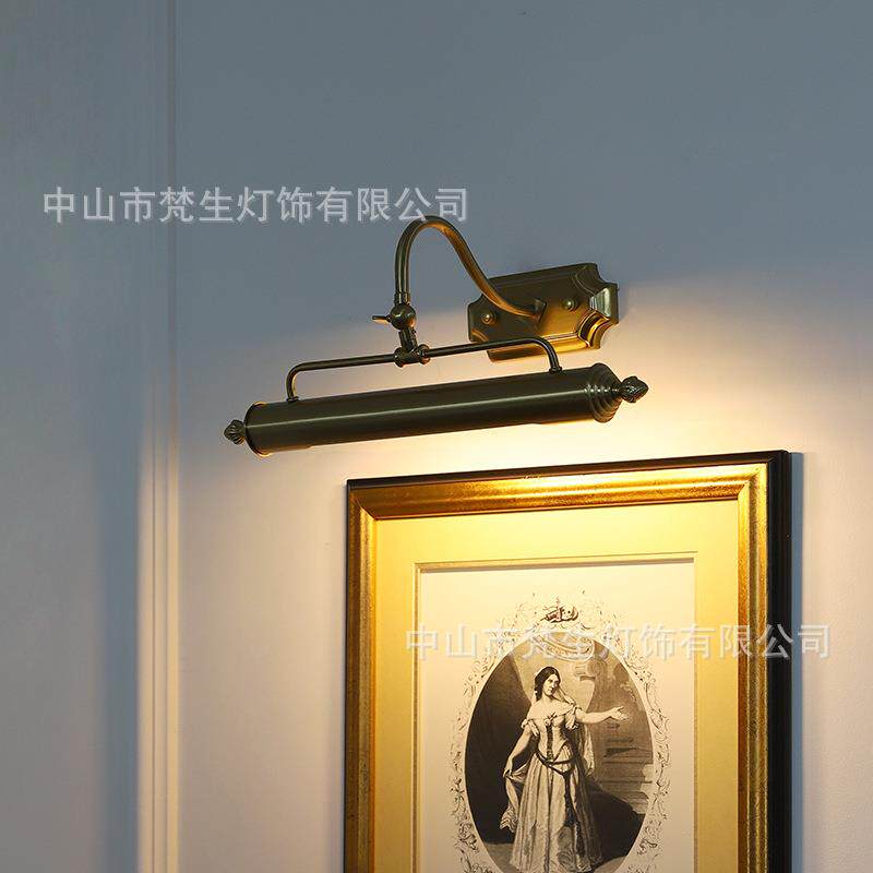 复古风镜前灯 旧时光酒店民宿咖啡馆中古梳妆台工业风loft墙壁灯
