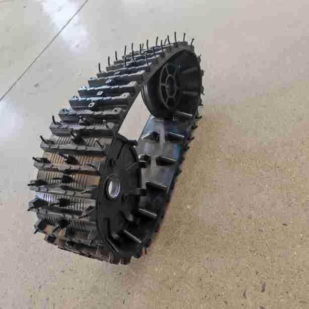 橡胶履带收葱机橡胶履带机器人橡胶履带登山机爬楼机橡胶履带