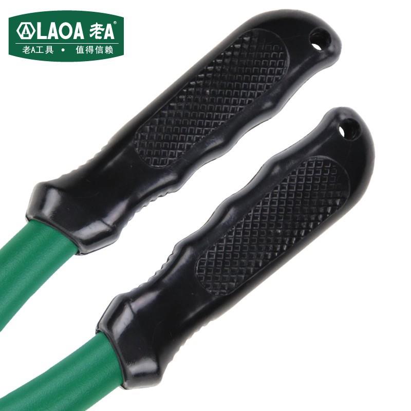 老·断(LA)OA断线钳铬钒钢工457业A型大CR-V线钳12英寸LA319212
