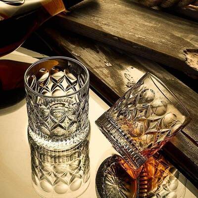 lead-free wine whiskey glass home beer glass cup set europea