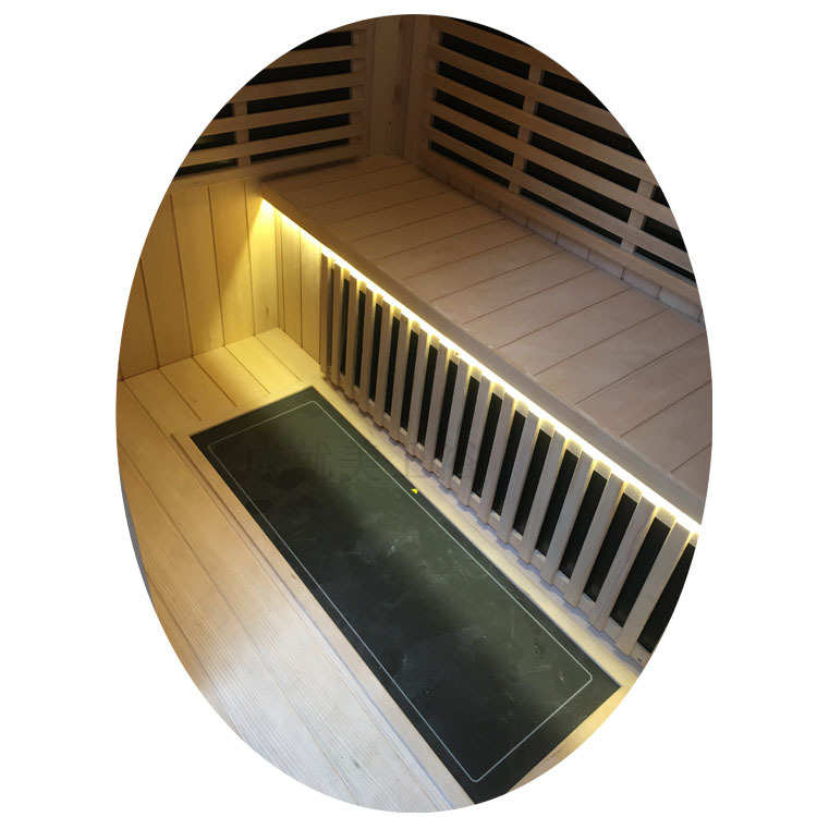 【一件起订】家用3人简约汗蒸房铁杉木远红外线光波桑拿房干蒸房