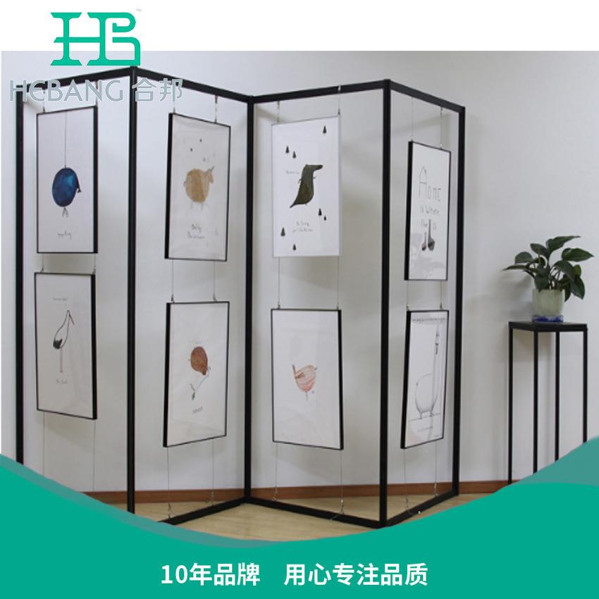 合邦厂家直供书画展览展架可移动书画展板学校活动展板摄影展展板