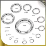 304 Отеряющая сталь из нержавеющей стали. Материал газовой кнопк кукурузная пряжка Полая заклепка световая коробка ткань металлическая застежка бумажная карта подвесная битка