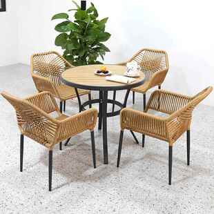 2441子藤阳台藤 藤椅户园外编椅咖啡厅编藤椅花椅室外藤制家具MDB