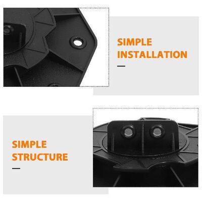 5 Pcs Wood Plastic Floor Bracket Decking Pedestal Supports