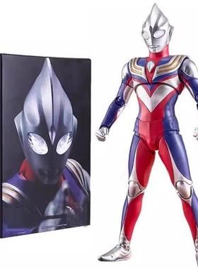 SHF特利迦奥特复合形态真骨雕迪迦银河德凯布莱泽模型手办玩具