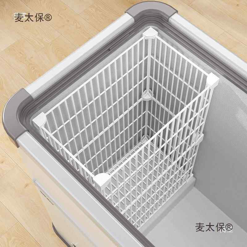 冰柜内部置物架栏分隔小家用分层收筐麦太保冷柜冷冻分类分隔麦纳