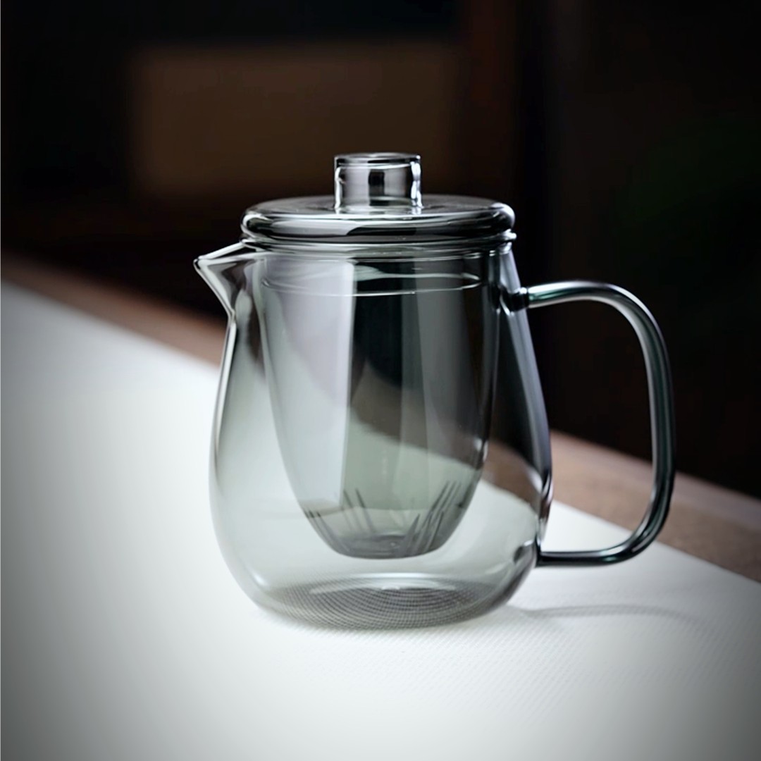 全度玻璃企鹅茶壶家用大容量茶水分离泡茶器带盖泡花茶冲红茶茶具