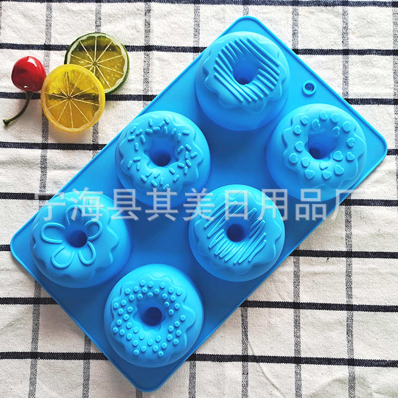 Silicone Donut Mold Baking Pan Non-Stick Baking Pastry Choco