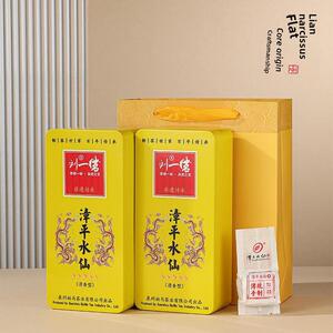 刘一茗漳乌平水仙龙茶高山清香茶叶送礼盒装花香手工茶饼香醇回甘